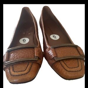 Banana Republic Brown Women’s Flat Loafers w/Buckle Shoes Size 6